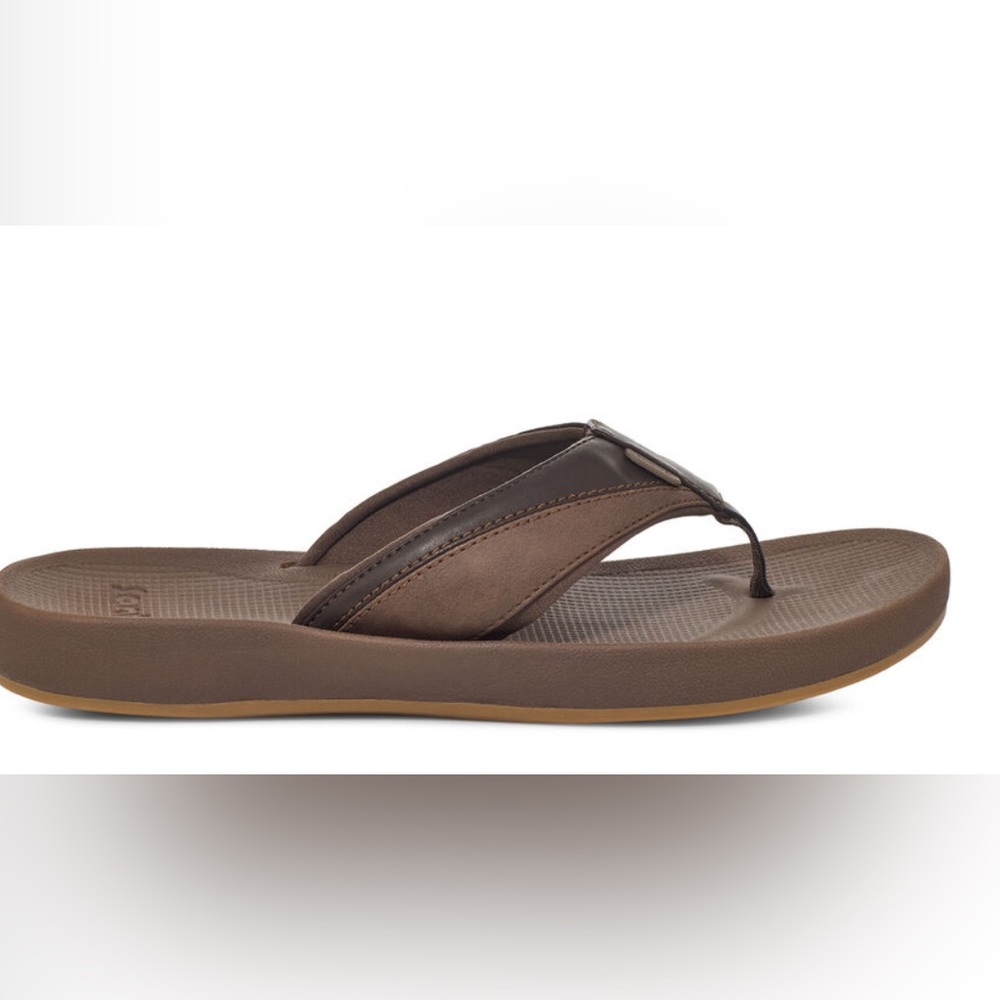 MENS  SANUK COSMIC SEAS H2O BROWN SANDAL SIZE 12           New with tags… - Picture 2 of 12